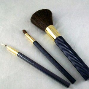Mini Travel Make Up Brushes Basic Blush Eyeshadow Liner Brushes Set of 3